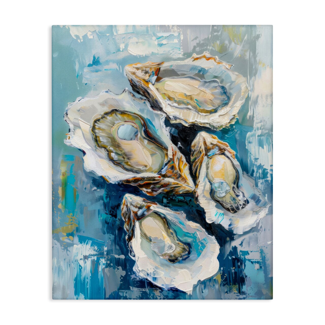Stupell Industries Freshly Shucked Oysters Canvas Wall Art Design by LSR Design Studio